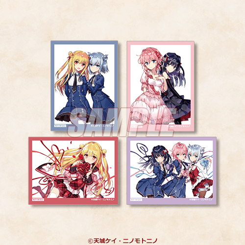 迷你角色小卡 梅莉達＆愛麗絲 聖德特立修女子學院、繆爾＆莎拉夏 私服、梅莉達 緞帶、愛麗絲＆繆爾＆莎拉夏 緞帶