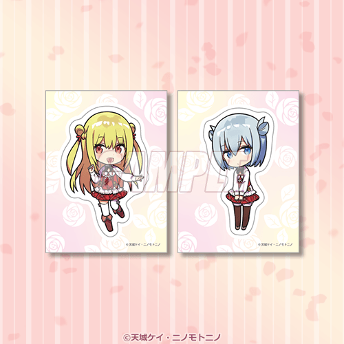 貼紙2張組 梅莉達&愛麗絲 A