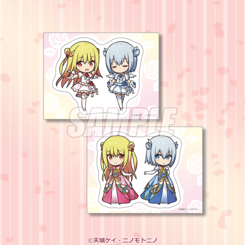 貼紙2張組 梅莉達&愛麗絲 G