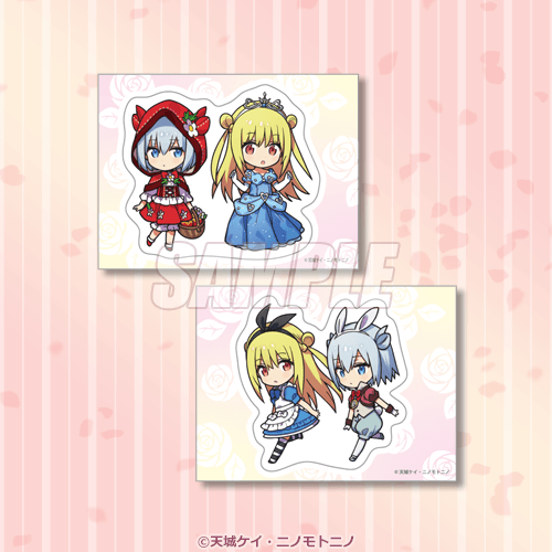 貼紙2張組 梅莉達&愛麗絲 D