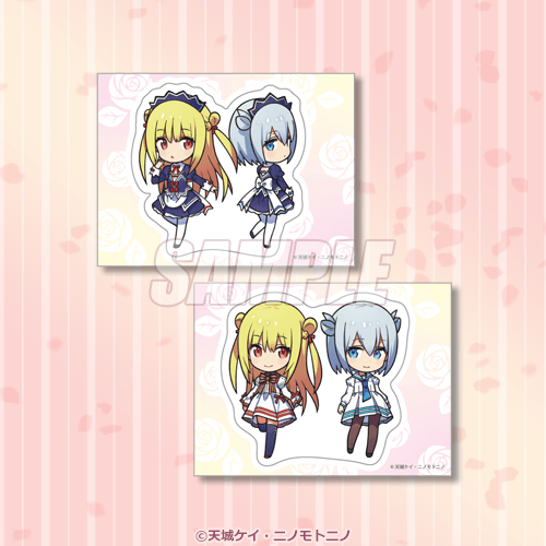 貼紙2張組 梅莉達&愛麗絲 E