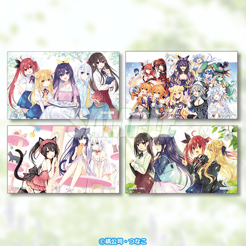 迷你角色小卡 集合(全新繪製)/集合(10周年)/十香&狂三&折紙/十香&狂三&琴里&六喰