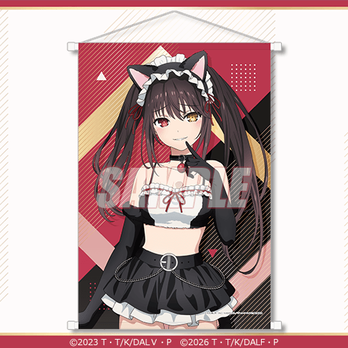 B2掛軸 時崎狂三 BLACK CAT