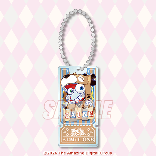 門票風壓克力鑰匙圈 凱恩