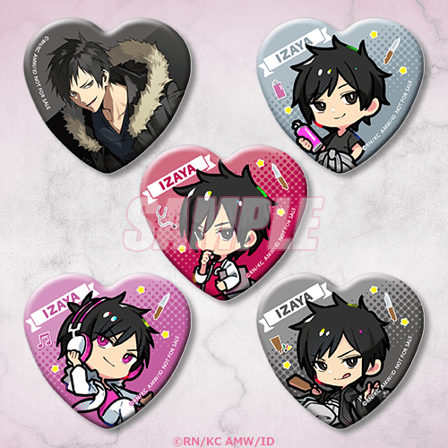 心型徽章 刀 or 上色（Q版） or 醫生（Q版） or 耳機（Q版） or 和服（Q版）