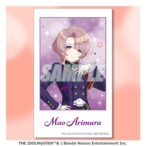 全新拍攝迷你角色小卡 有村麻央