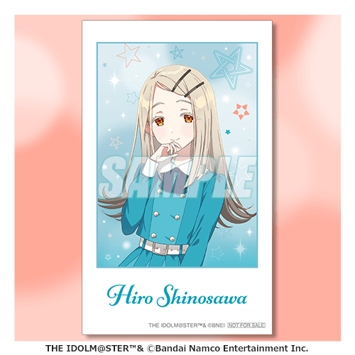 全新拍攝迷你角色小卡 篠澤 廣