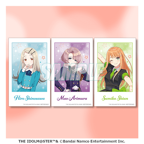 全新拍攝迷你角色小卡