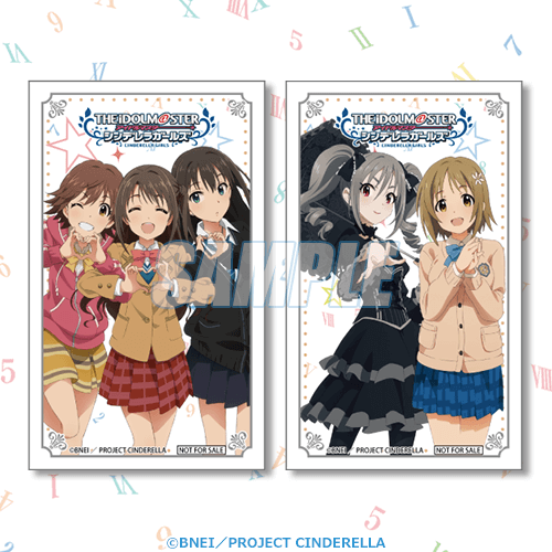 迷你角色小卡 島村卯月＆澀谷凜＆本田未央／神崎蘭子＆三村加奈子