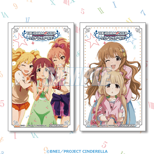 迷你角色小卡 緒方智繪里＆城崎美嘉＆城崎莉嘉／双葉杏＆諸星琪拉莉