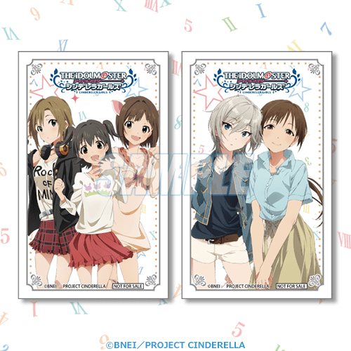 迷你角色小卡 赤城米莉亞＆多田李衣菜＆前川未來／安娜斯塔西婭＆新田美波