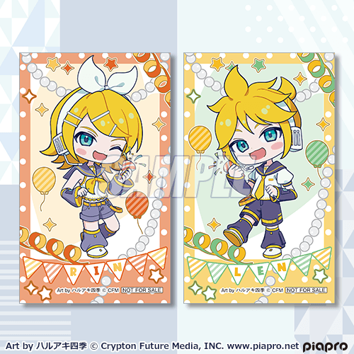 迷你角色小卡 鏡音鈴 Q版 or 鏡音連 Q版