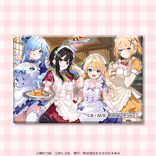 方形徽章 女僕咖啡廳