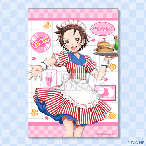 角色收藏卡 結束祈 美式餐廳ver.