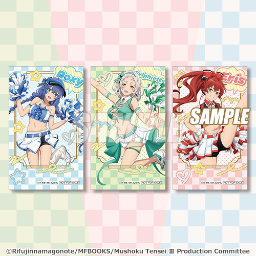 迷你角色小卡 啦啦隊女孩(全3種:洛琪希/希露菲葉特/艾莉絲)