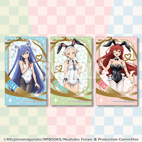 迷你角色小卡 兔女郎(全3種:洛琪希/希露菲葉特/艾莉絲)