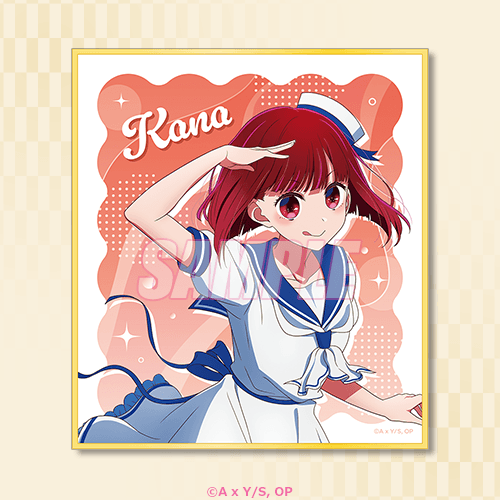 迷你色紙 有馬佳奈(海軍風)