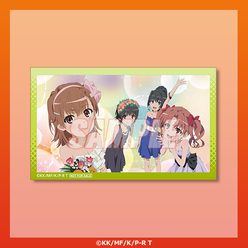 迷你小卡 御坂美琴＆白井黑子＆初春飾利＆佐天淚子 B