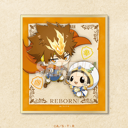 迷你色紙 里包恩&澤田綱吉(Q版)