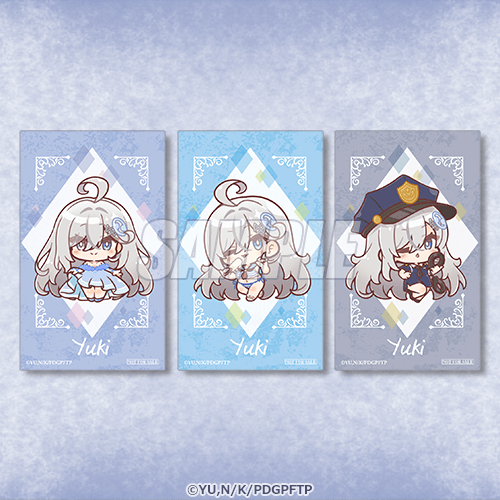 迷你角色小卡 洋裝（Q版） or 水手服比基尼（Q版） or 警察造型（Q版）