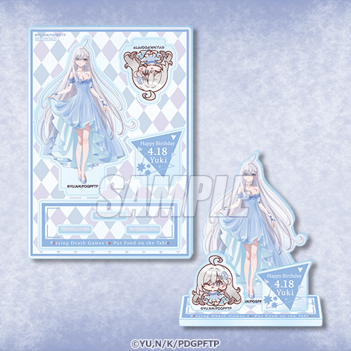 誕生日特典 Birthday迷你壓克力場景立牌 洋裝