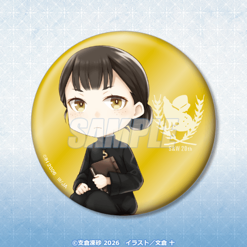 BIG金色金屬風徽章 Q版 艾莉莎