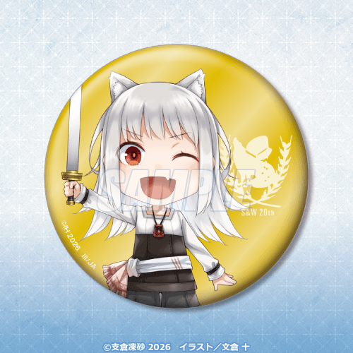 BIG金色金屬風徽章 Q版 繆里