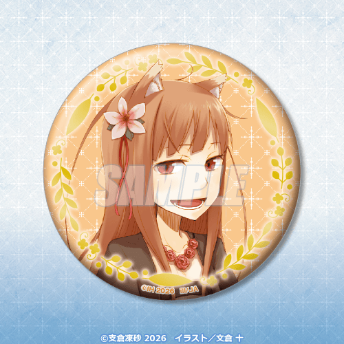BIG金色金屬風徽章 花朵赫蘿