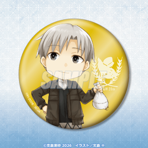 BIG金色金屬風徽章 Q版 羅倫斯