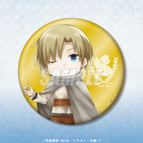 BIG金色金屬風徽章 Q版 伊弗
