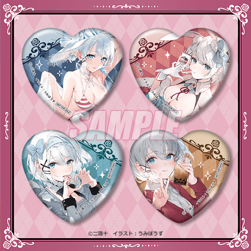 心型徽章 泳裝／兔女郎／女僕／飲料