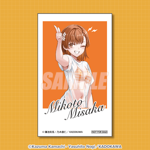迷你角色小卡 御坂美琴 全新繪製